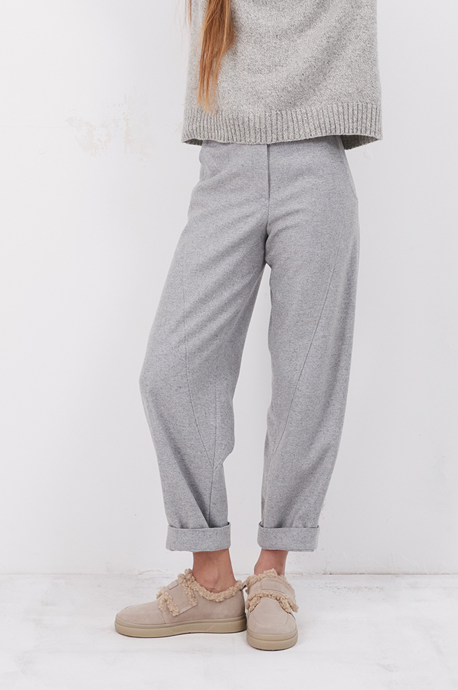 Штани вовна на підкладці св сірий (БР 90)